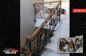 Classic Wrought Iron Stair Railing