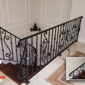 Wrought Iron Stair Railing