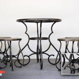 Classic Wrought Iron Chairs and Tables