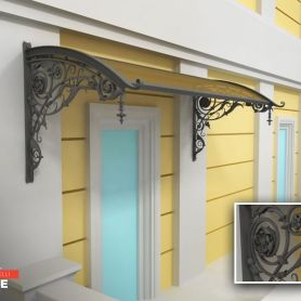 Classic Wrought Iron Porch