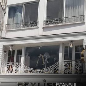 White, Classic Wrought Iron Balcony Railing prepared for Beyliss / Tarabya, the Representative of Elegance