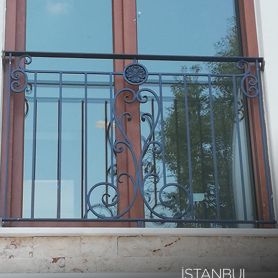 French Balcony, Classic Wrought Iron Balcony Railing