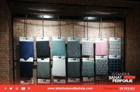 Rising Knitted Fabric Company / Wrought Iron Shelf