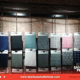 Rising Knitted Fabric Company / Wrought Iron Shelf