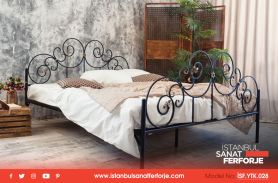 Hand Work Clover Model, Wrought Iron Bed