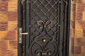 Tumbled, Villa Wrought Iron Garden Gate