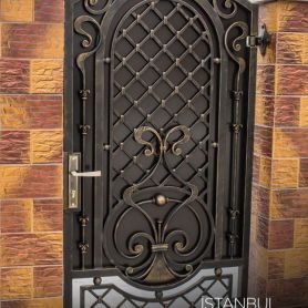 Tumbled, Villa Wrought Iron Garden Gate