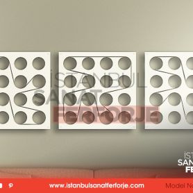 White Special Design, Decorative Wrought Iron Table