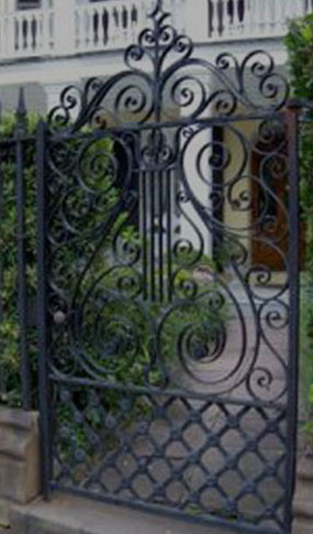 Wrought Iron Garden Gate