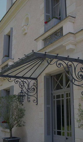 Wrought Iron Porch