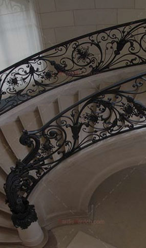 Wrought Iron Stair Railing