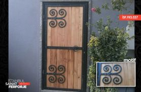 Handcrafted Wrought Iron Door Accessory