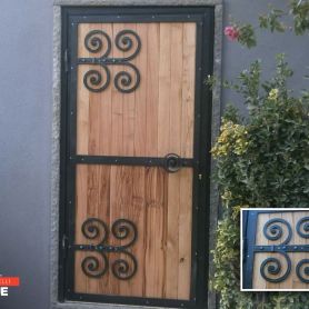 Handcrafted Wrought Iron Door Accessory