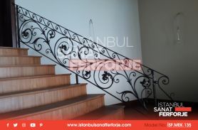 Stylish Design, Comfortable Wrought Iron Stair Railing