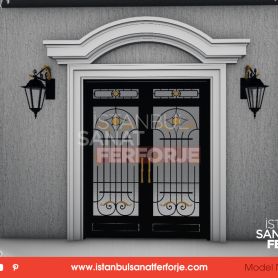 Şık Ve Dayanıklı Ferforje Kapı