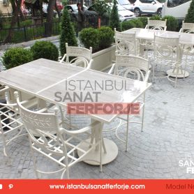 Özel Tasarım Ferforje Masa
