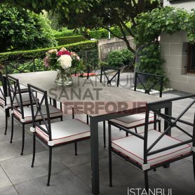 Özel Tasarım Ferforje Masa ve Sandalye