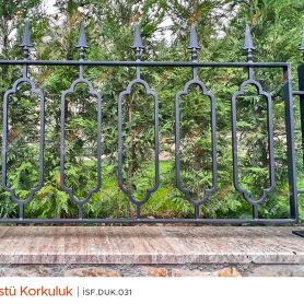 Ferforje Duvar Üstü Korkuluk İstanbul Sanat Ferforje