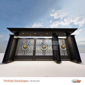 Ferforje Garaj Kapısı İstanbul Sanat Ferforje