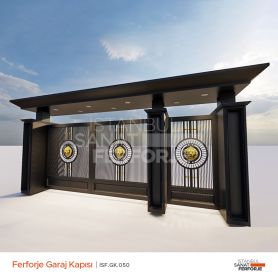 Ferforje Garaj Kapısı İstanbul Sanat Ferforje