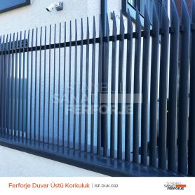 Ferforje Duvar Üstü Korkuluk İstanbul Sanat Ferforje
