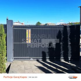 Ferforje Garaj Kapısı İstanbul Sanat Ferforje