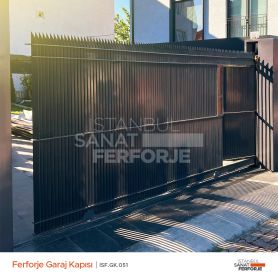 Ferforje Garaj Kapısı İstanbul Sanat Ferforje