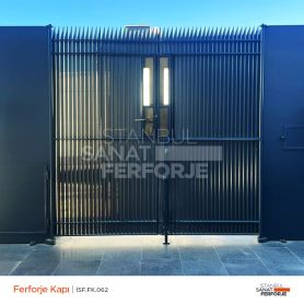 Ferforje Garaj Kapısı İstanbul Sanat Ferforje