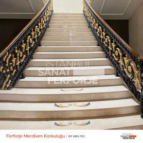 Ferforje Merdiven Korkuluğu İstanbul Sanat Ferforje