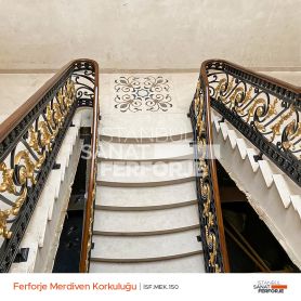 Ferforje Merdiven Korkuluğu İstanbul Sanat Ferforje