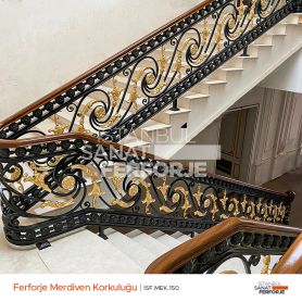 Ferforje Merdiven Korkuluğu İstanbul Sanat Ferforje