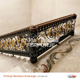 Ferforje Merdiven Korkuluğu İstanbul Sanat Ferforje
