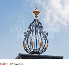 Siyah Ferforje Avize