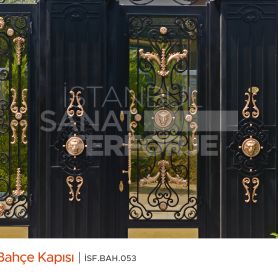 Şık Ve Dayanıklı Ferforje Bahçe Kapısı