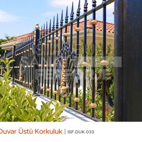 Dayanıklı Ve Güvenlikli Duvar Üstü Korkuluk