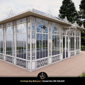 Wrought iron winter garden design