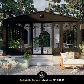 Wrought iron winter garden outdoor design