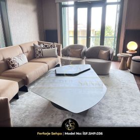 Ferforje modern sehpa tasarımı